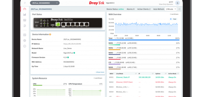 DrayTek ACS 3: An Integrated Platform for Configuration, Monitoring, and Management